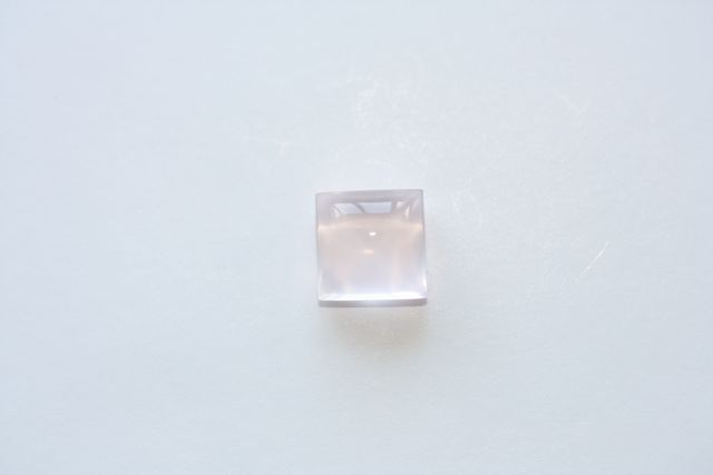 Pink quartz - Square 3.26 ct