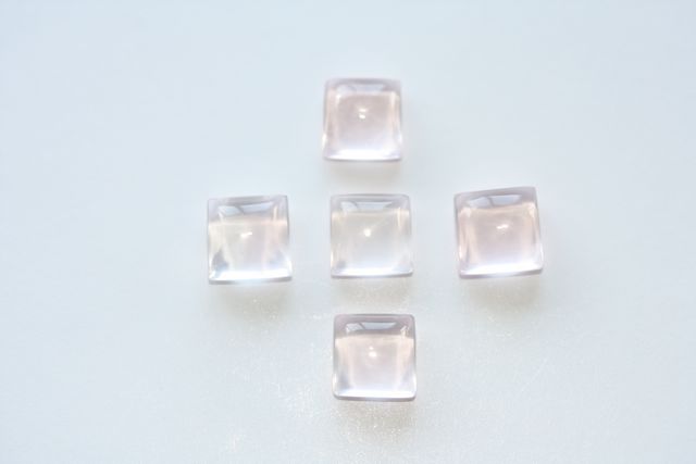 Pink quartz - Square 6.54 ct