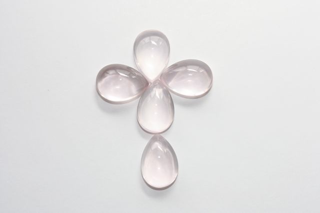 Pink quartz - Pear 10.505 ct