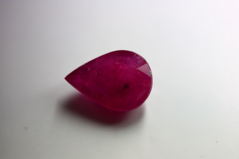 Ruby - Pear 6.670 ct