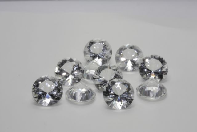 Rock crystal - Round 31.29 ct