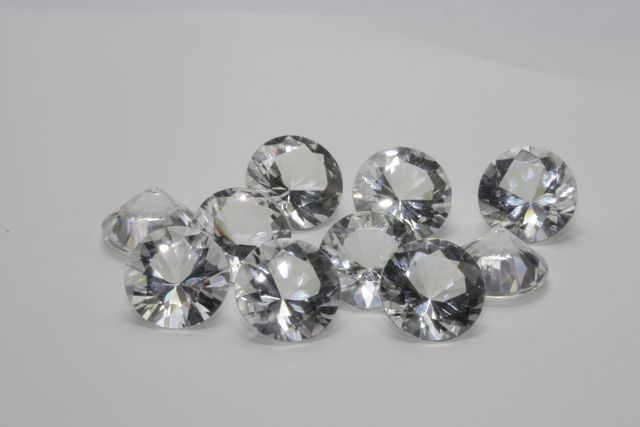 Rock crystal - Round 30.425 ct