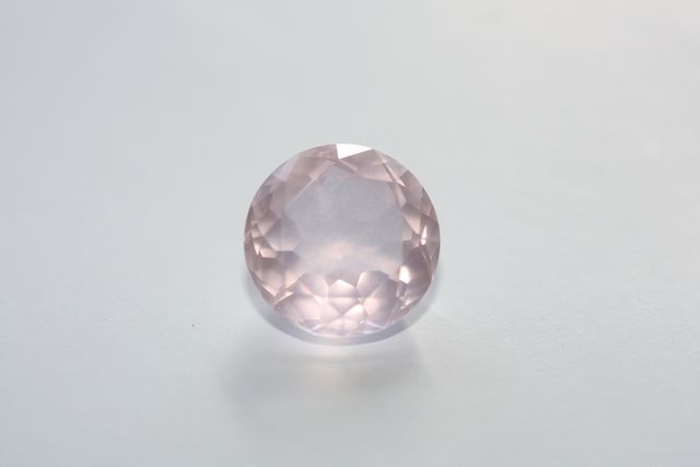 Pink quartz - Round 3.41 ct