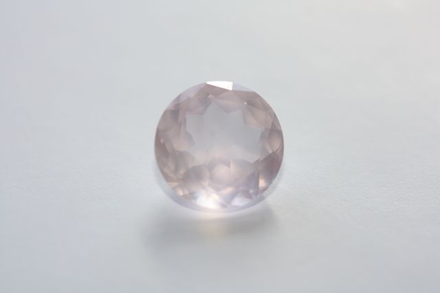 Pink quartz - Round 2.985 ct