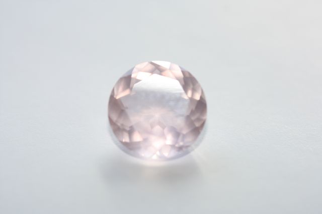 Pink quartz - Round 2.94 ct
