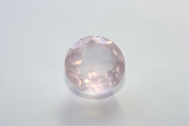 Pink quartz - Round 3.63 ct