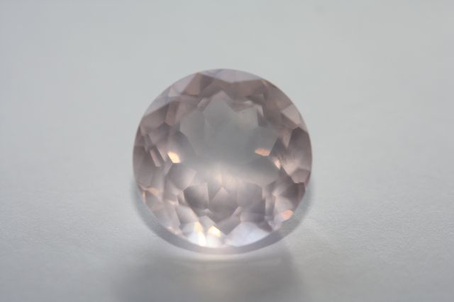 Pink quartz - Round 3.49 ct
