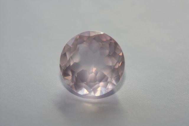 Pink quartz - Round 3.545 ct
