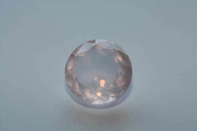 Pink quartz - Round 3.26 ct