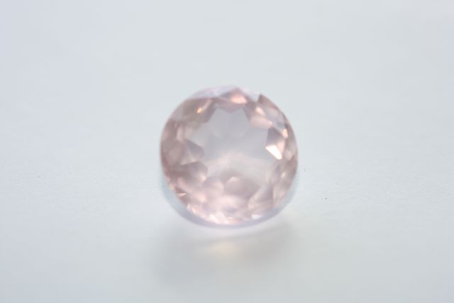 Pink quartz - Round 3.29 ct