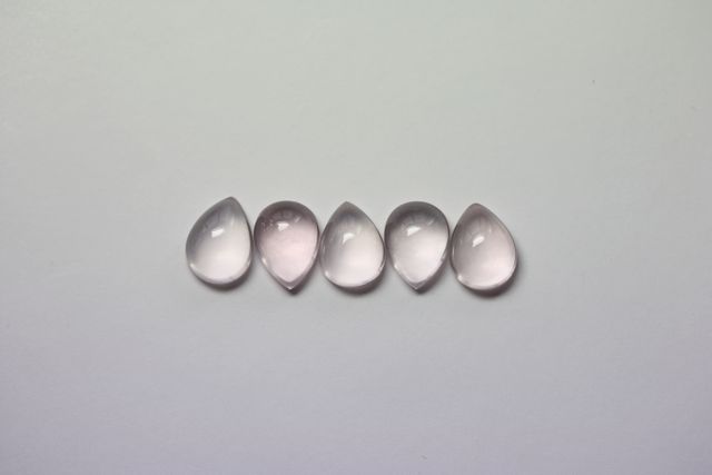 Pink quartz - Pear 6.14 ct