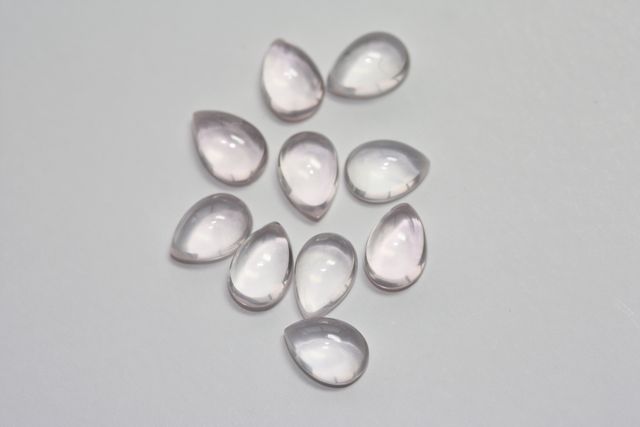 Pink quartz - Pear 4.41 ct