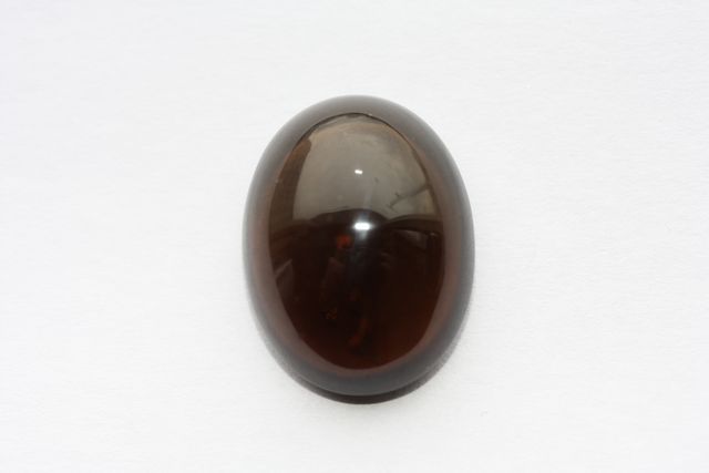 Deep cognac quartz - Oval 19.98 ct