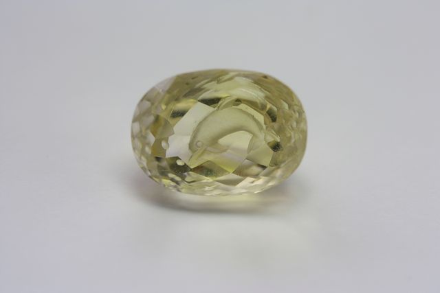 Citrin - Oval 11.575 cts - Dolphin